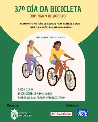 Fechas, información, programa, cartel, imágenes, mapa y ubicación de XXXVII Día da Bicicleta  (2026)  en  A Laracha