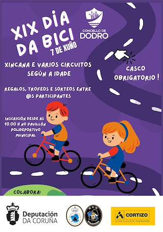 Fechas, información, programa, cartel, imágenes, mapa y ubicación de XIX Día da Bicicleta  en  Dodro