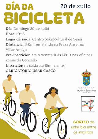 Fechas, información, programa, cartel, imágenes, mapa y ubicación de Día da Bicicleta   en  Malpica de Bergantiños