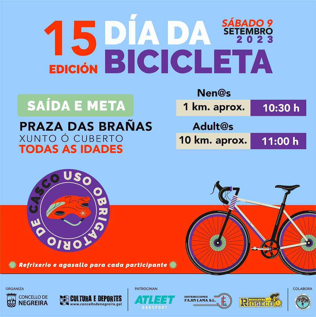 XV Día da Bicicleta en Negreira