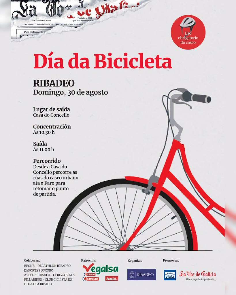 Día da Bicicleta (2026) en Ribadeo