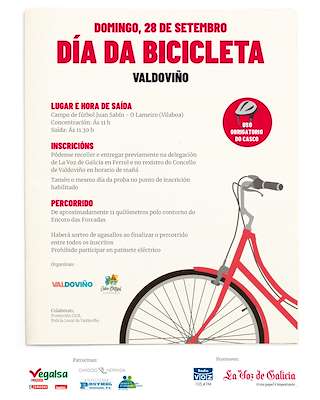 Fechas, información, programa, cartel, imágenes, mapa y ubicación de Día da Bicicleta  en  Valdoviño