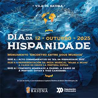 Fechas, información, programa, cartel, imágenes, mapa y ubicación de Día da Hispanidade (2025)  en  Baiona