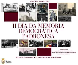 Fechas, información, programa, cartel, imágenes, mapa y ubicación de Día da Memoria Democrática Padronesa