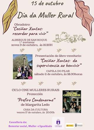 Fechas, información, programa, cartel, imágenes, mapa y ubicación de Día da Muller Rural  (2025)  en  Corcubión
