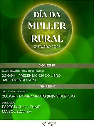 Fechas, información, programa, cartel, imágenes, mapa y ubicación de Día da Muller Rural (2025)  en  Silleda