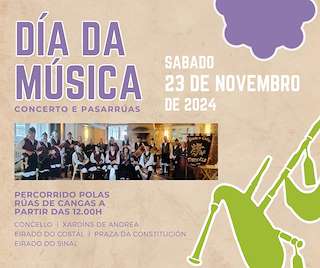 Fechas, información, programa, cartel, imágenes, mapa y ubicación de Día da Música  en  Cangas