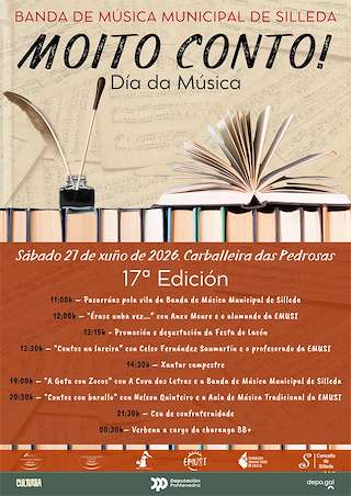 Fechas, información, programa, cartel, imágenes, mapa y ubicación de XVII Día da Música (2026) en Silleda