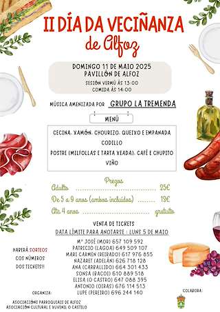 Fechas, información, programa, cartel, imágenes, mapa y ubicación de II Día da Veciñanza  en  Alfoz