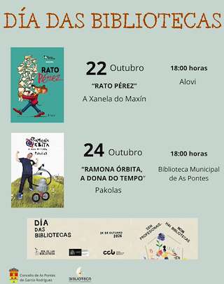 Fechas, información, programa, cartel, imágenes, mapa y ubicación de Día das Bibliotecas  (2026)  en  As Pontes de García Rodríguez