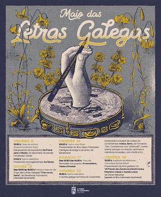 Fechas, información, programa, cartel, imágenes, mapa y ubicación de Día das Letras Galegas  en  A Pobra do Caramiñal