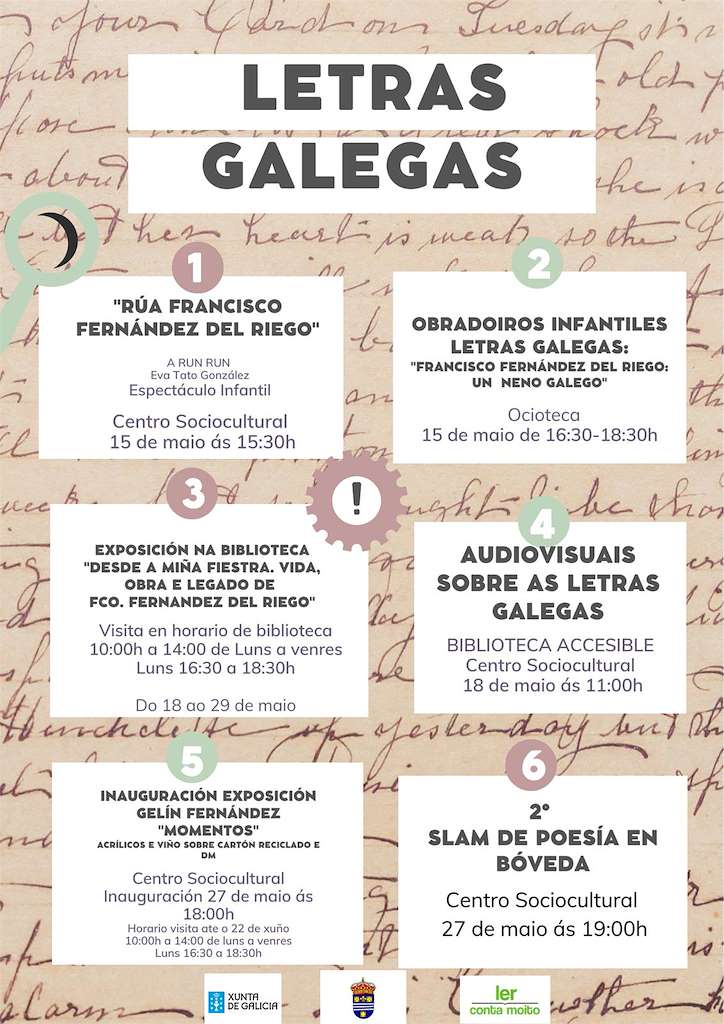 Día das Letras Galegas en Bóveda