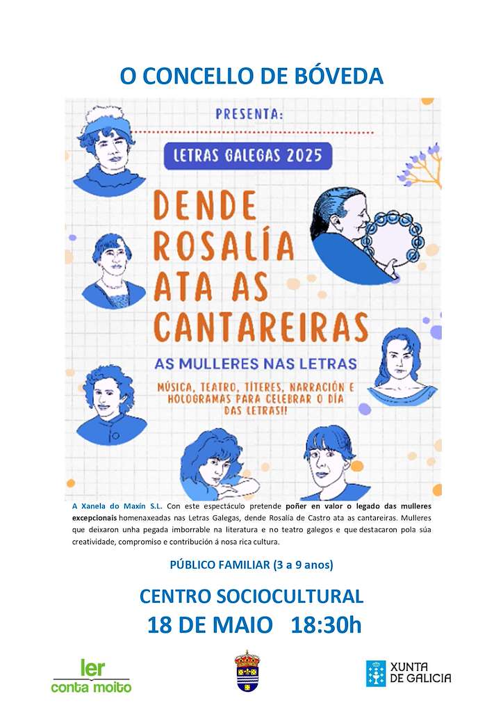 Día das Letras Galegas (2025) en Bóveda