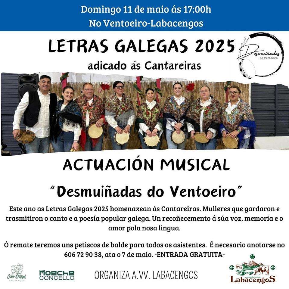 Día das Letras Galegas de Labacengos (2025) en Moeche