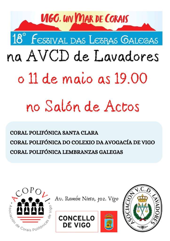 Día das Letras Galegas de Lavadores en Vigo