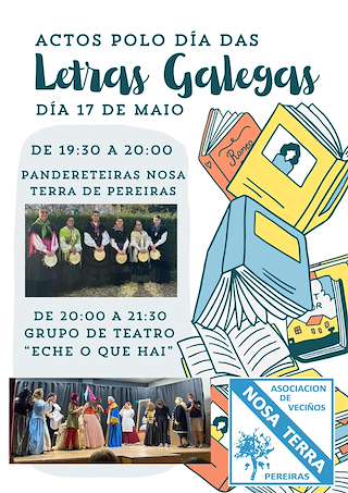 Fechas, información, programa, cartel, imágenes, mapa y ubicación de Día das Letras Galegas de Pereiras  en  Mos