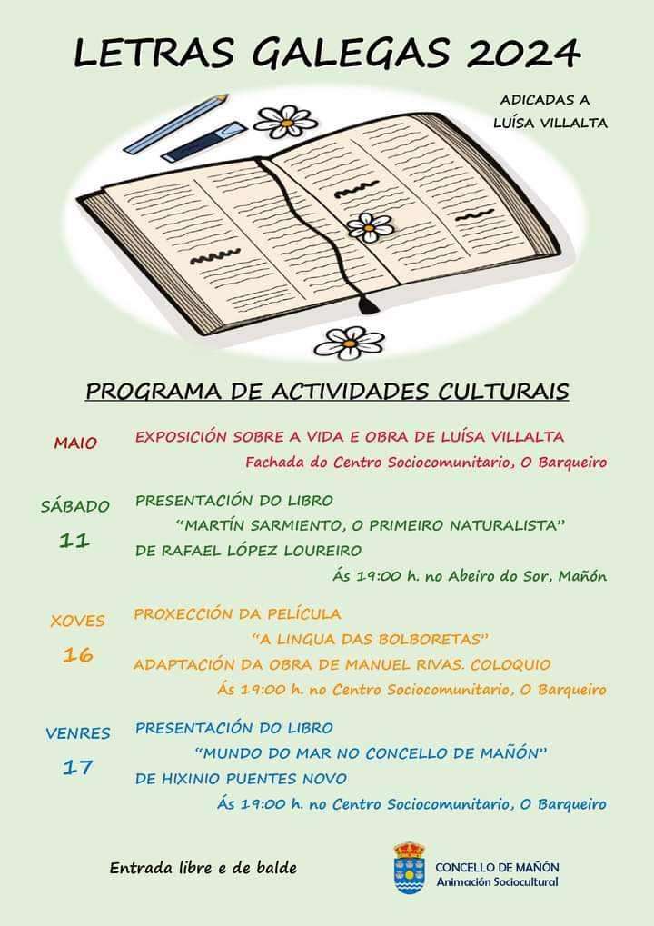 Día das Letras Galegas  en Mañón