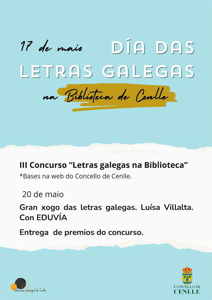 Día das Letras Galegas na Biblioteca en Cenlle