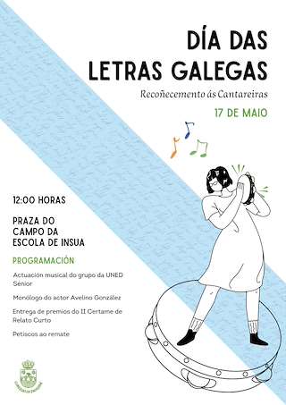 Fechas, información, programa, cartel, imágenes, mapa y ubicación de Día das Letras Galegas   en  Paderne