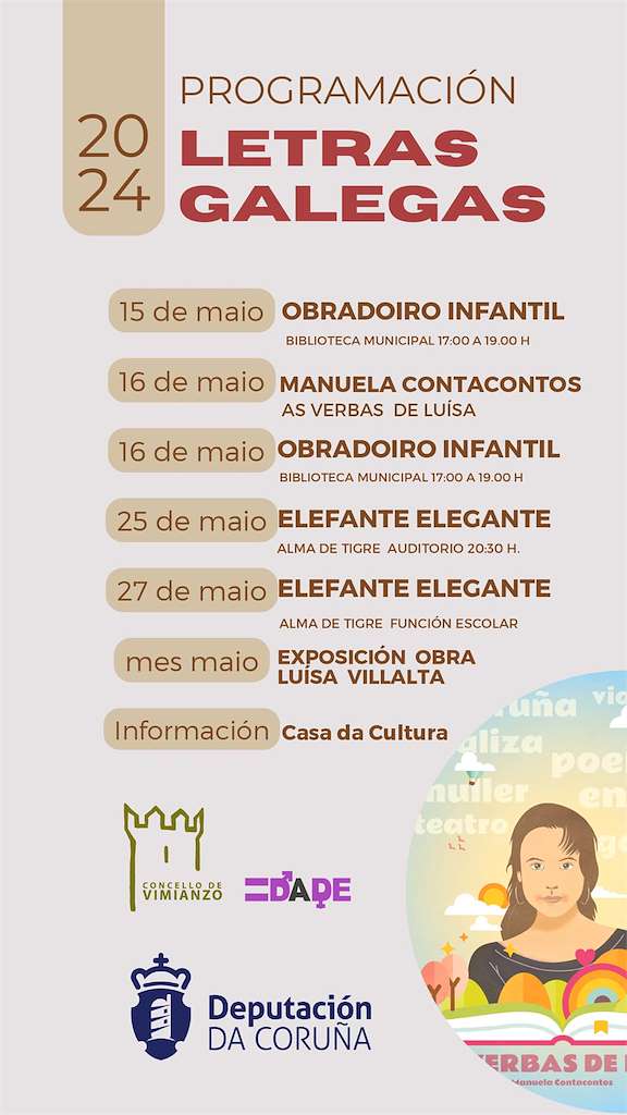 Día das Letras Galegas (2024) en Vimianzo