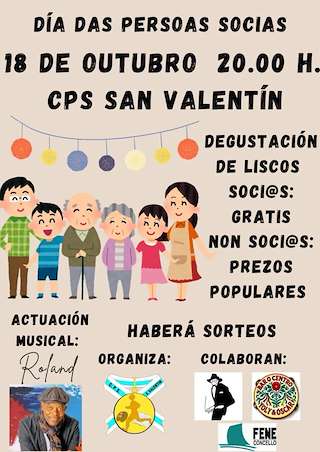 Fechas, información, programa, cartel, imágenes, mapa y ubicación de Día das Persoas Sociais (2025)  en  Fene