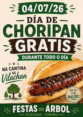 Fechas, información, programa, cartel, imágenes, mapa y ubicación de Día de Choripan de Vilachán  (2026)  en  Tomiño