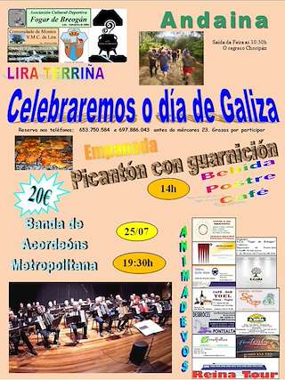 Fechas, información, programa, cartel, imágenes, mapa y ubicación de Día de Galicia  en  Salvaterra do Miño