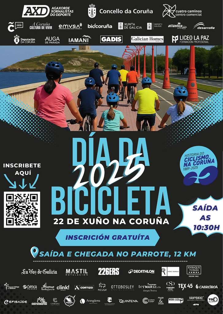 Día de la Bicicleta (2025) en A Coruña