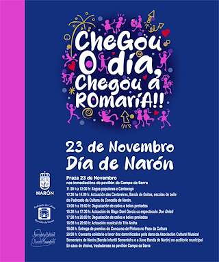 Fechas, información, programa, cartel, imágenes, mapa y ubicación de Día de Narón (2025)