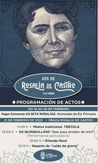 Fechas, información, programa, cartel, imágenes, mapa y ubicación de Día de Rosalia   en  A Pobra do Caramiñal