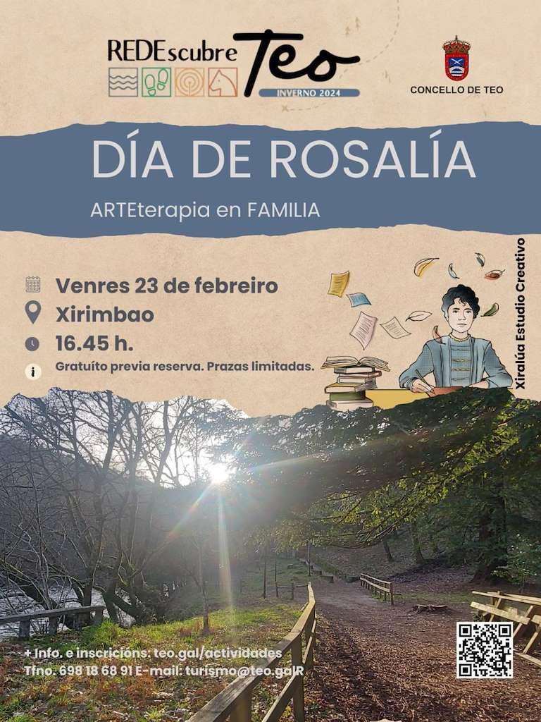 Día de Rosalía - ARTEterapia en Familia en Teo