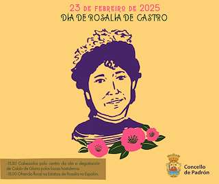 Fechas, información, programa, cartel, imágenes, mapa y ubicación de Día de Rosalía de Castro  en  Padrón