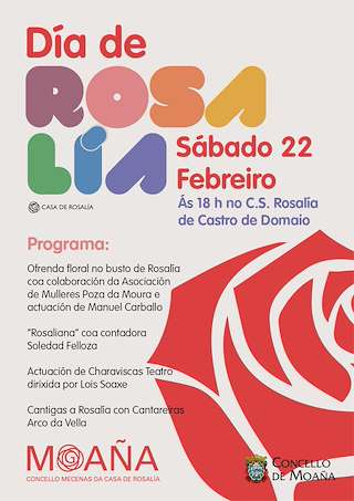 Fechas, información, programa, cartel, imágenes, mapa y ubicación de Día de Rosalía  en  Moaña