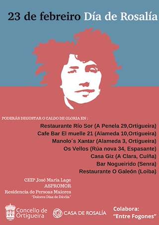 Fechas, información, programa, cartel, imágenes, mapa y ubicación de Día de Rosalía  en  Ortigueira