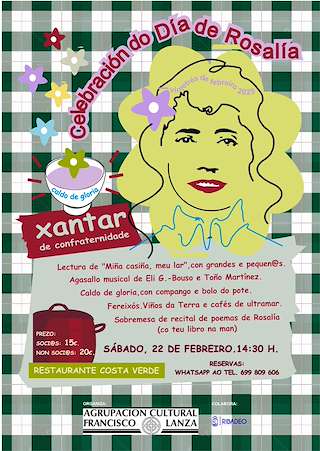 Fechas, información, programa, cartel, imágenes, mapa y ubicación de Día de Rosalía  en  Ribadeo