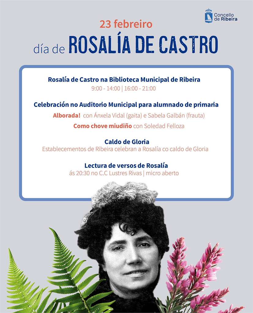 Día de Rosalía en Ribeira