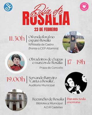 Fechas, información, programa, cartel, imágenes, mapa y ubicación de Día de Rosalía  en  Salceda de Caselas