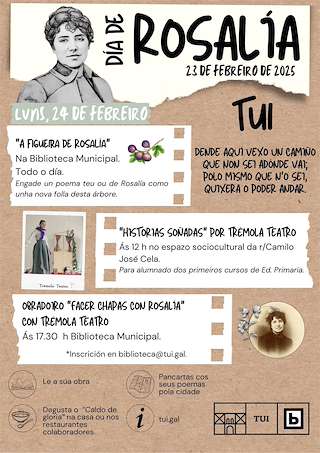 Fechas, información, programa, cartel, imágenes, mapa y ubicación de Día de Rosalía  en  Tui