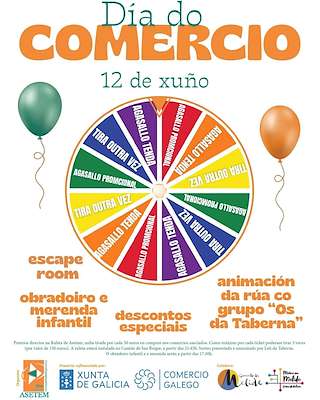 Fechas, información, programa, cartel, imágenes, mapa y ubicación de Día do Comercio Local (2026)  en  Melide