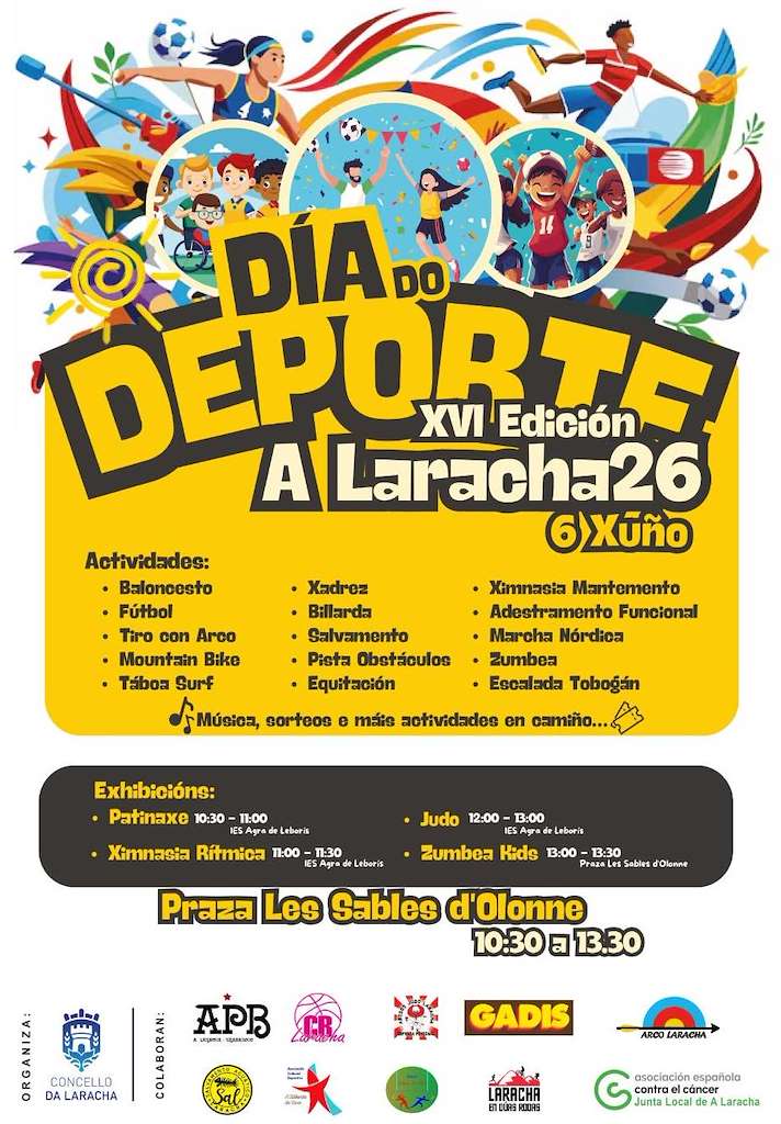 XVI Día do Deporte (2026) en A Laracha
