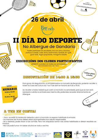 Fechas, información, programa, cartel, imágenes, mapa y ubicación de II Día do Deporte  en  Bergondo