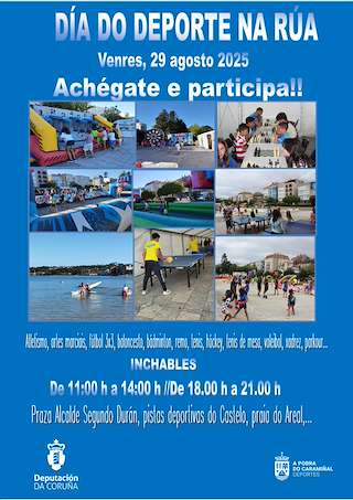 Fechas, información, programa, cartel, imágenes, mapa y ubicación de Día do Deporte na Rúa  en  A Pobra do Caramiñal