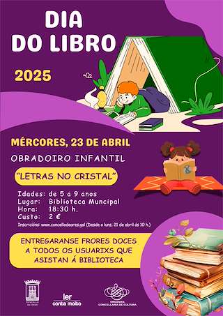 Fechas, información, programa, cartel, imágenes, mapa y ubicación de Día do Libro  en  Ares