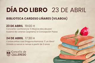 Fechas, información, programa, cartel, imágenes, mapa y ubicación de Día do Libro (2026)  en  Culleredo
