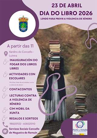 Fechas, información, programa, cartel, imágenes, mapa y ubicación de Día do Libro  en  Nogueira de Ramuín