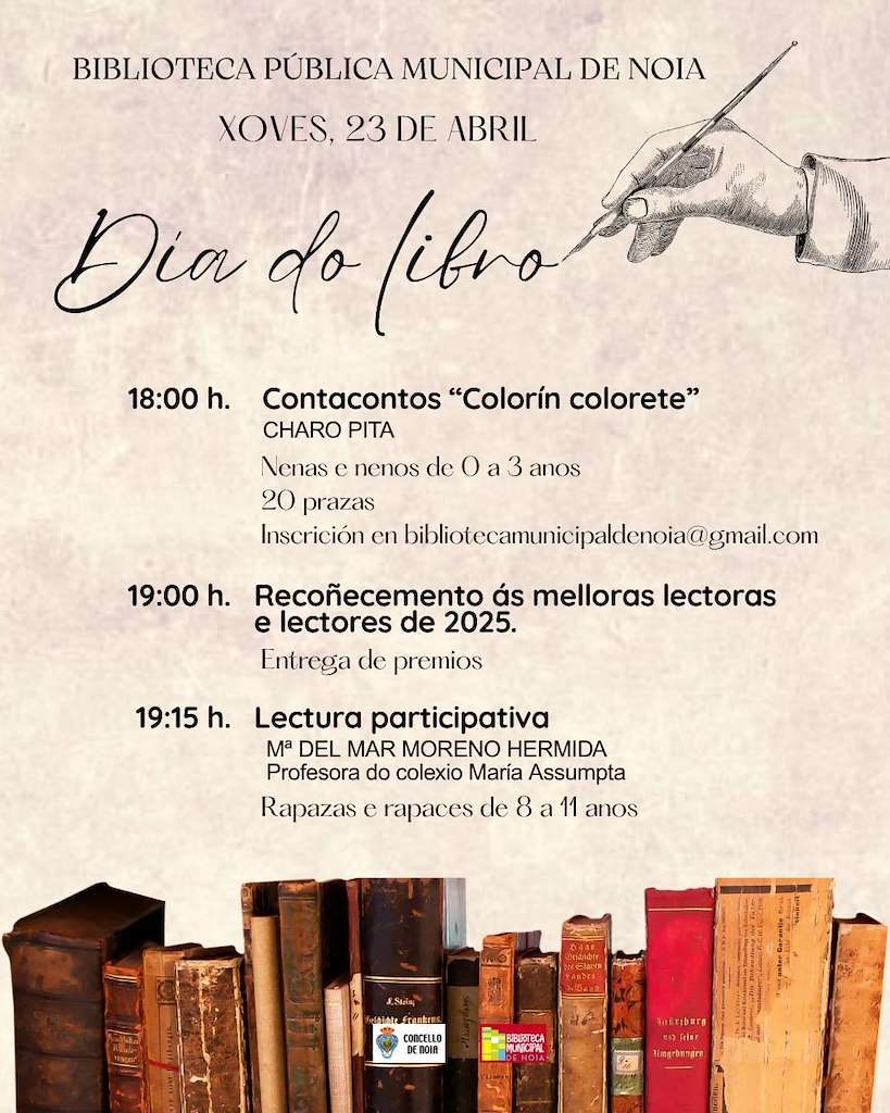 Día do Libro en Noia