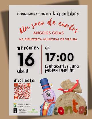 Fechas, información, programa, cartel, imágenes, mapa y ubicación de Día do Libro  en  Vilalba