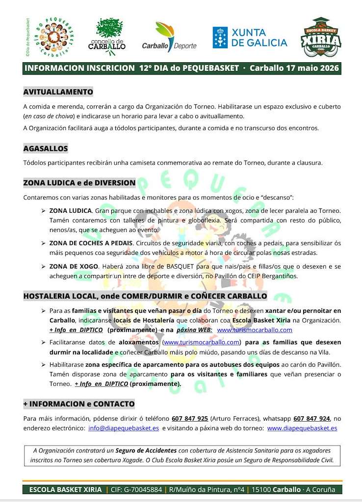 XII Día do Pekebasket  en Carballo
