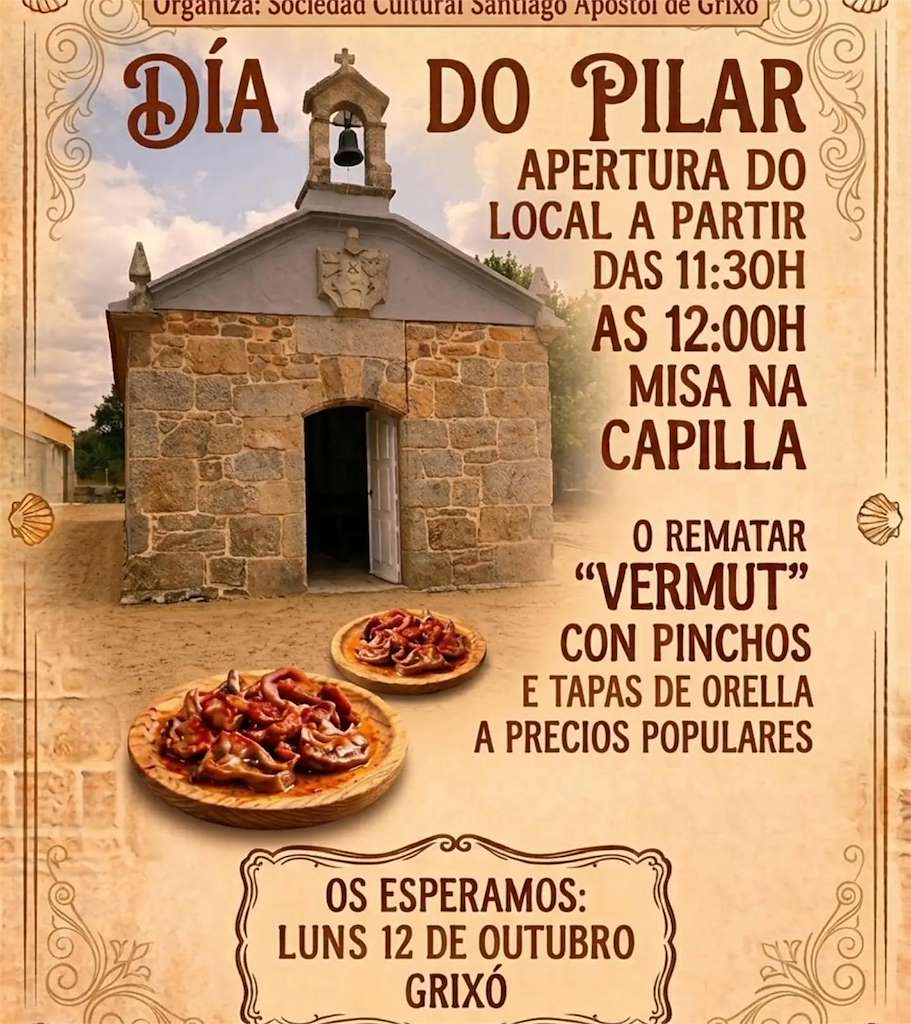 Día do Pilar de Grixó (2026) en Salvaterra do Miño