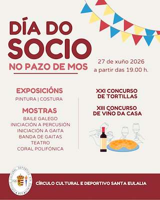 Fechas, información, programa, cartel, imágenes, mapa y ubicación de Día do Socio (2026) en Mos